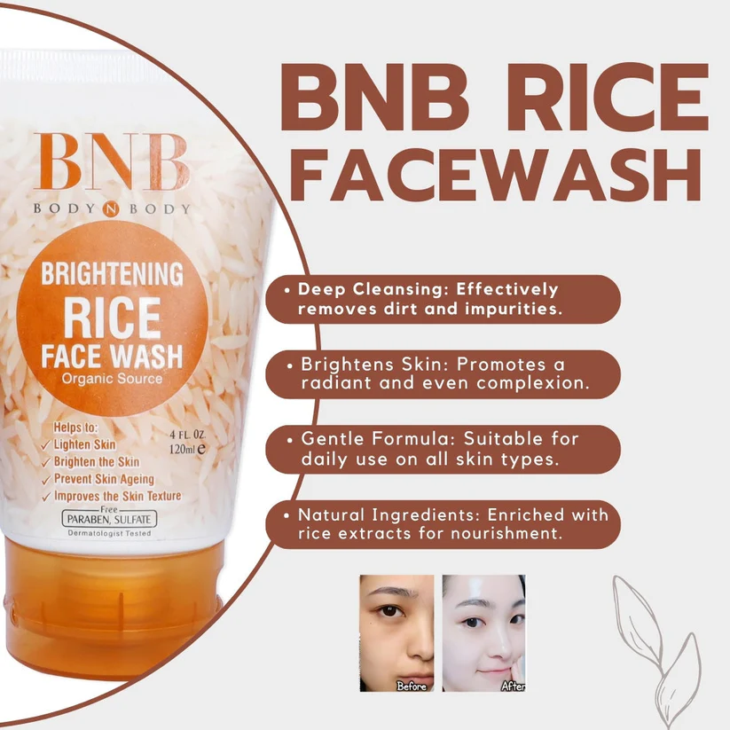 BNB Radiance Resurgence Bundle ( Rice Extract Kit + Free Vitamin E Spf 60 ) - Image 3