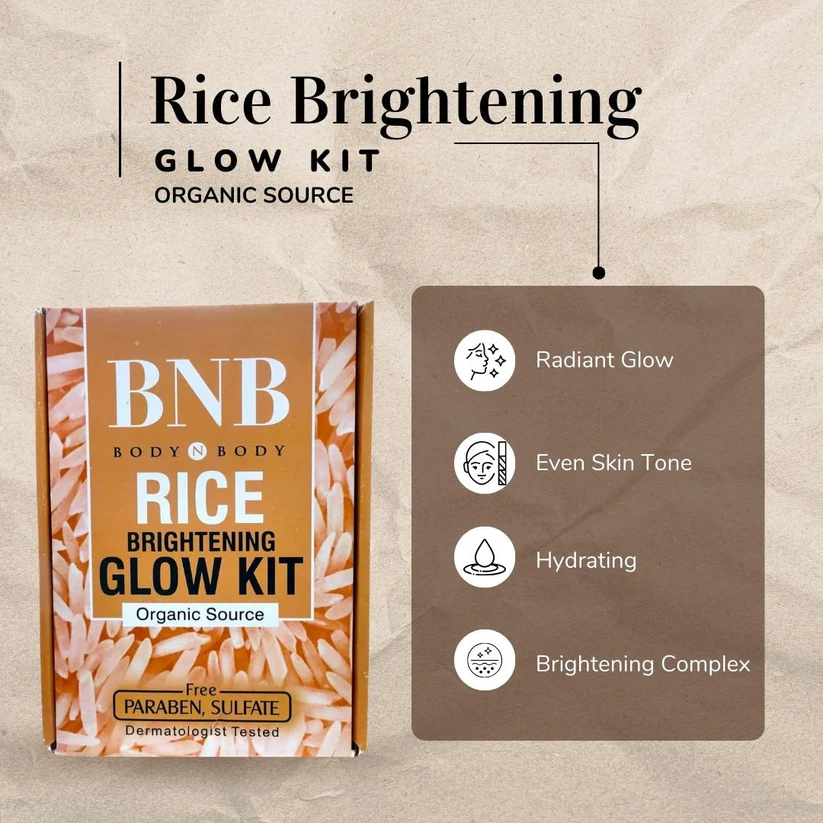 BNB Radiance Resurgence Bundle ( Rice Extract Kit + Free Vitamin E Spf 60 ) - Image 6